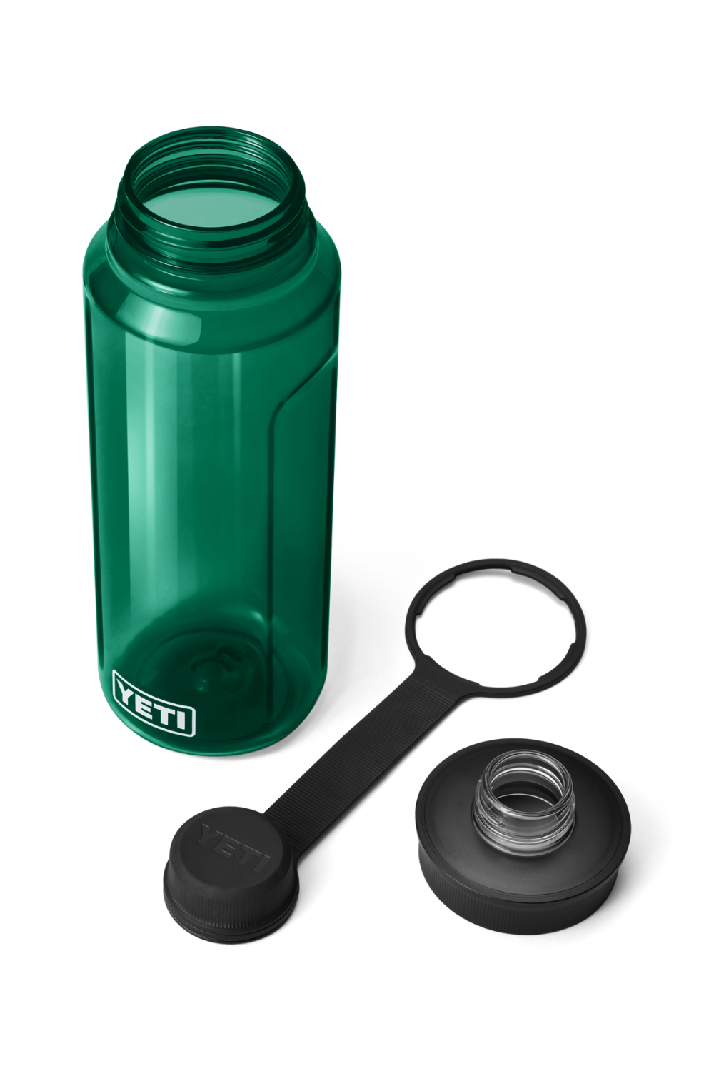 Yeti Yonder 34 Oz Water Bottle With Tether Cap Black Forest Green