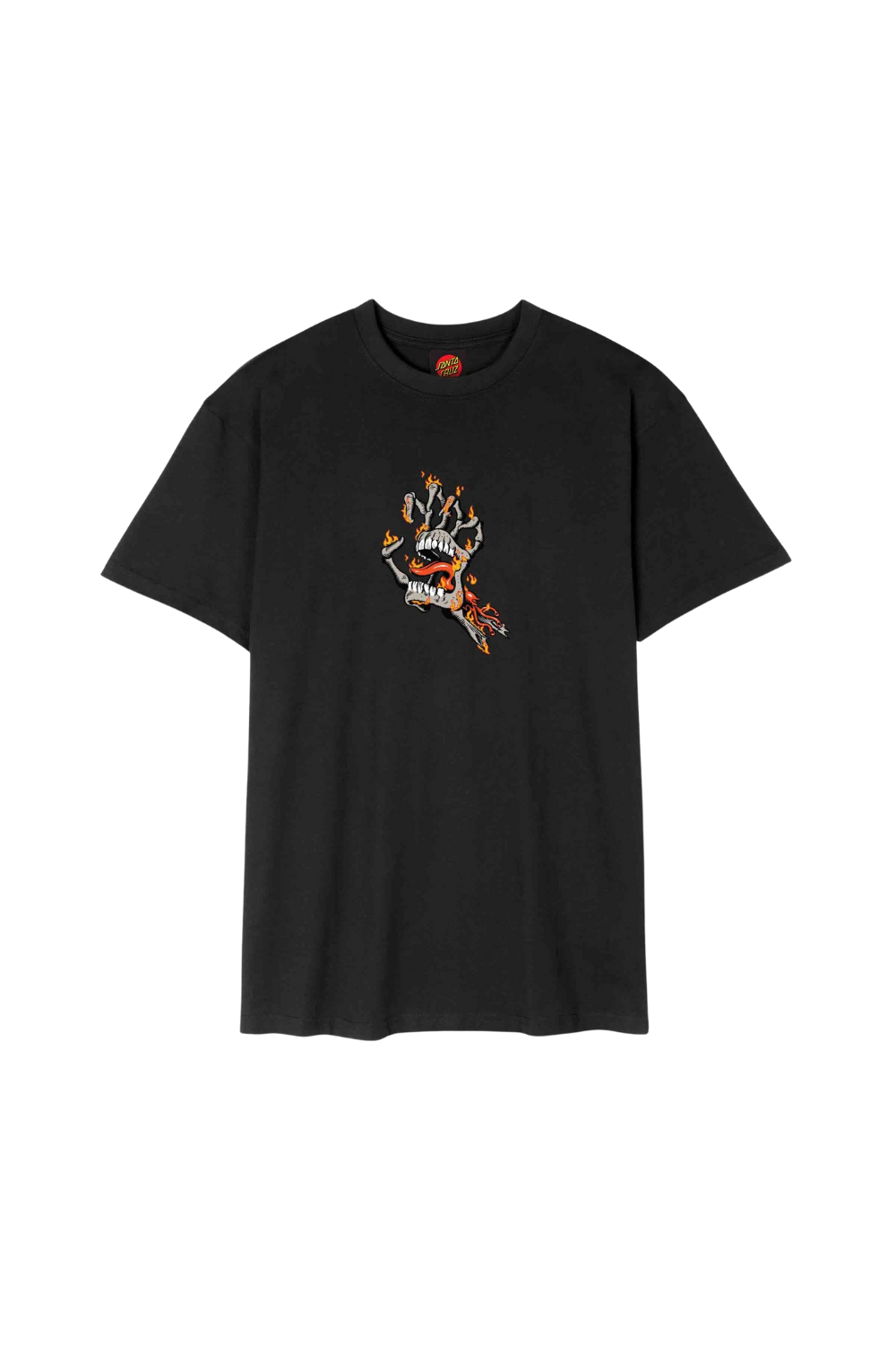 Santa Cruz Burnt Bone Hand T-Shirt Black
