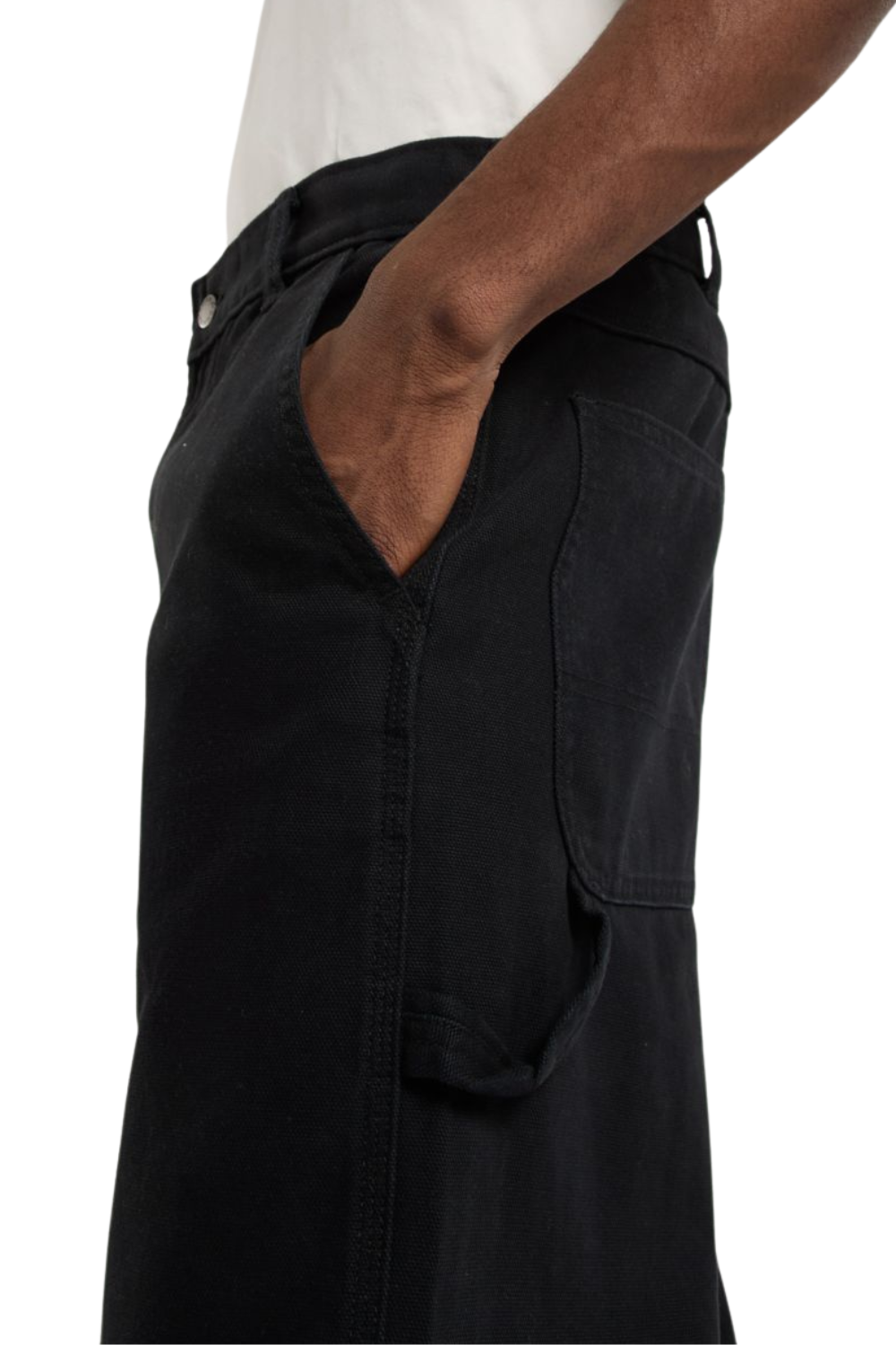 Dickies Regular Canvas Carpenter Trousers Black