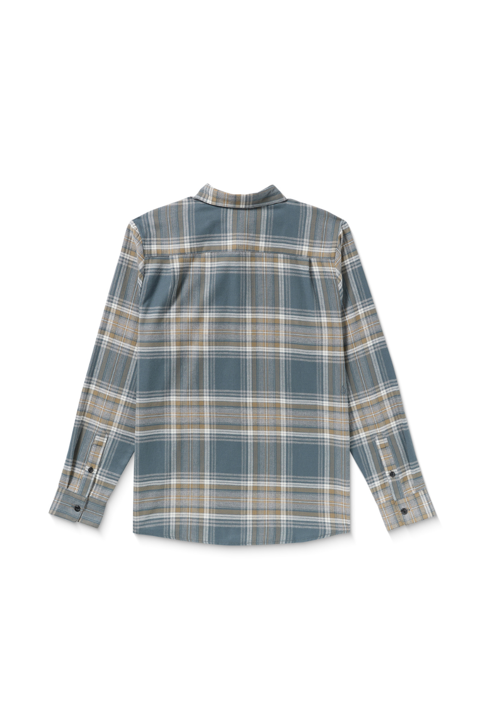 Volcom Netastone Flannel Long Sleeve Shirt Dark Slate