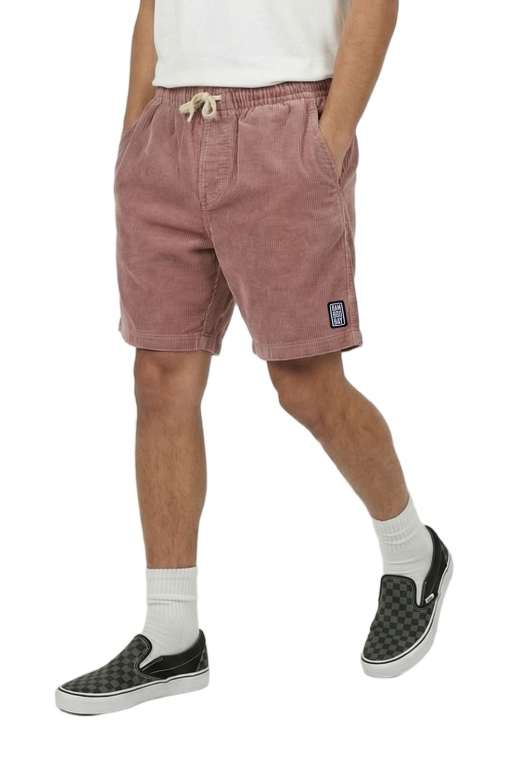 BamBooBay Chill Cord Shorts Mauve