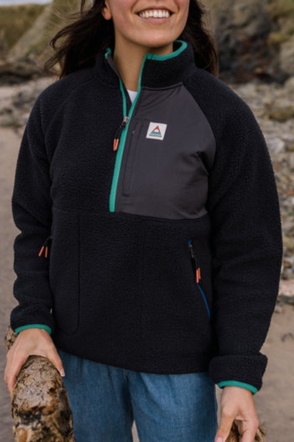 Passenger Home Recycled Sherpa Fleece Black