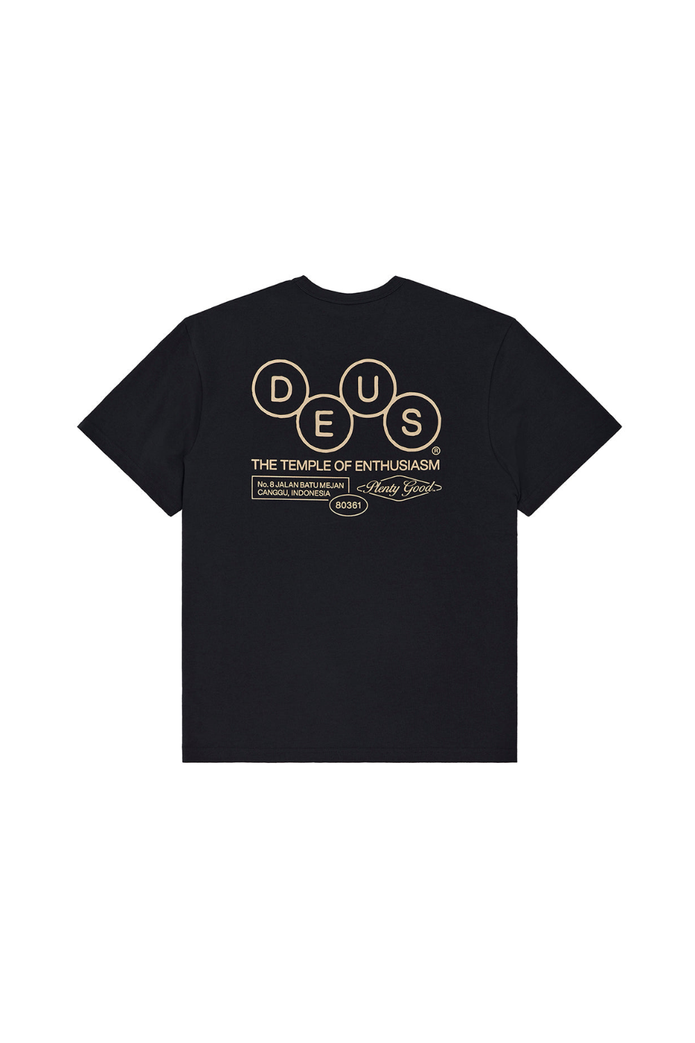 Deus Mechanism Mens T-Shirt Black
