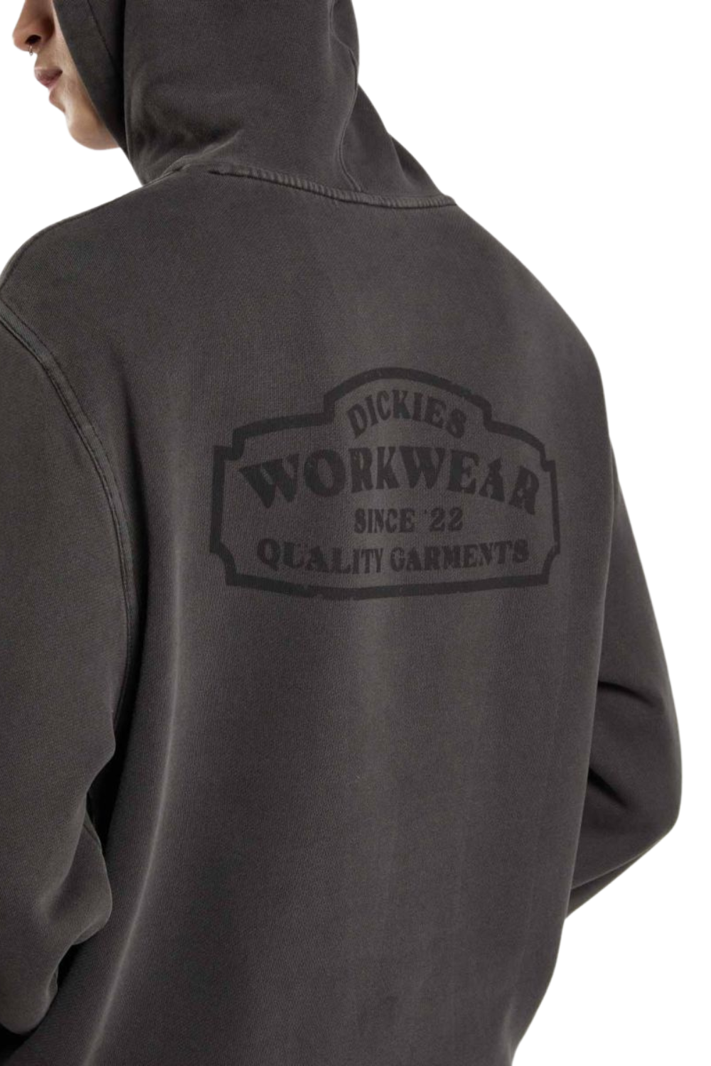 Dickies Christiana Garment Dye Pullover Hoodie Black