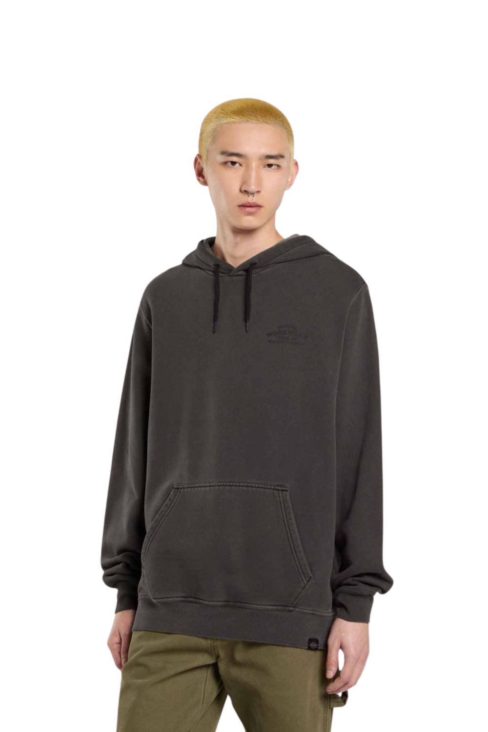 Dickies Christiana Garment Dye Pullover Hoodie Black