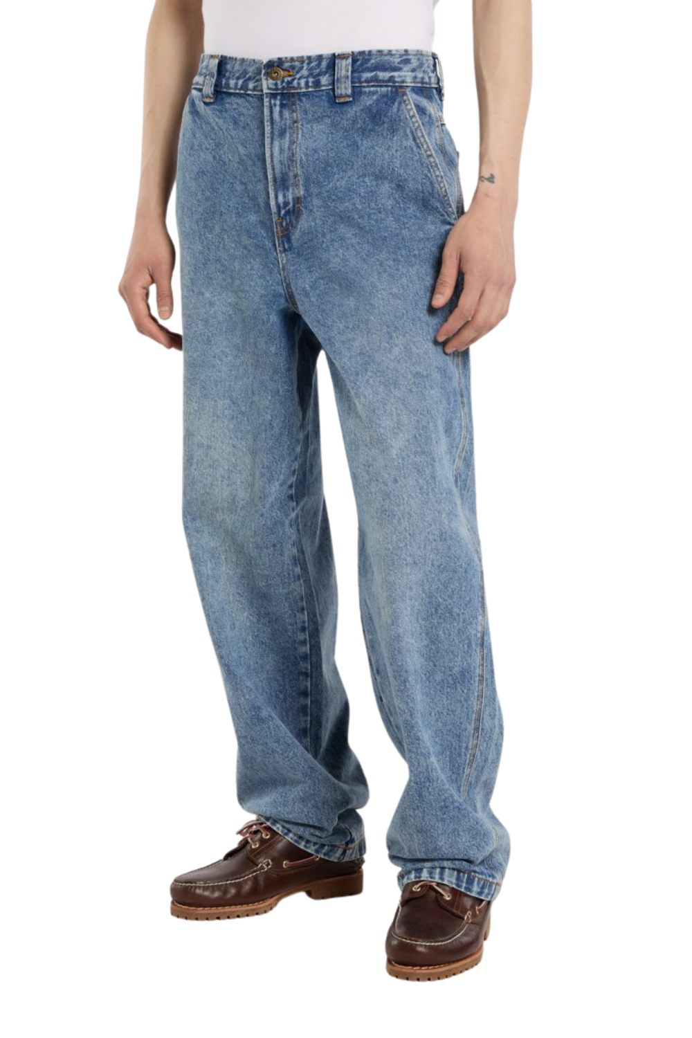 Dickies Madison Baggy Tapered Jeans Rinsed Fade