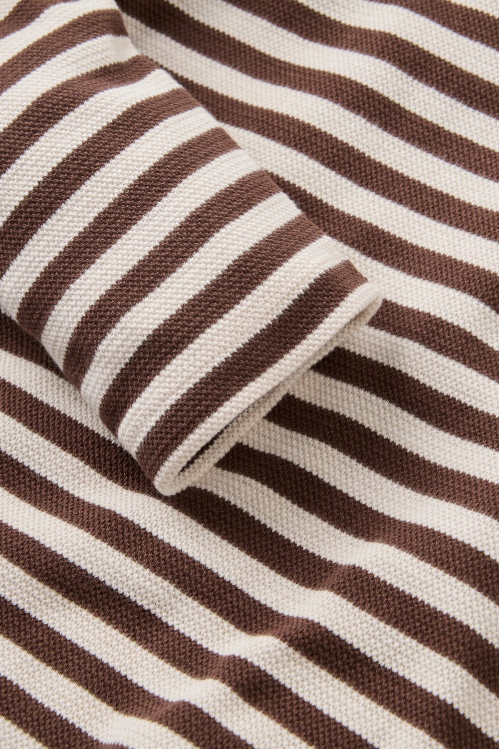 Passenger Panorama Womens Striped Long Sleeve T-Shirt Chestnut