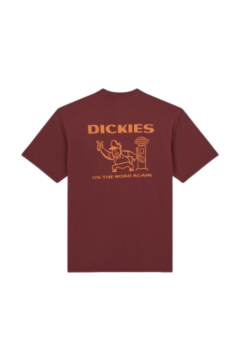 Dickies Burns Short Sleeve T-Shirt Burgundy