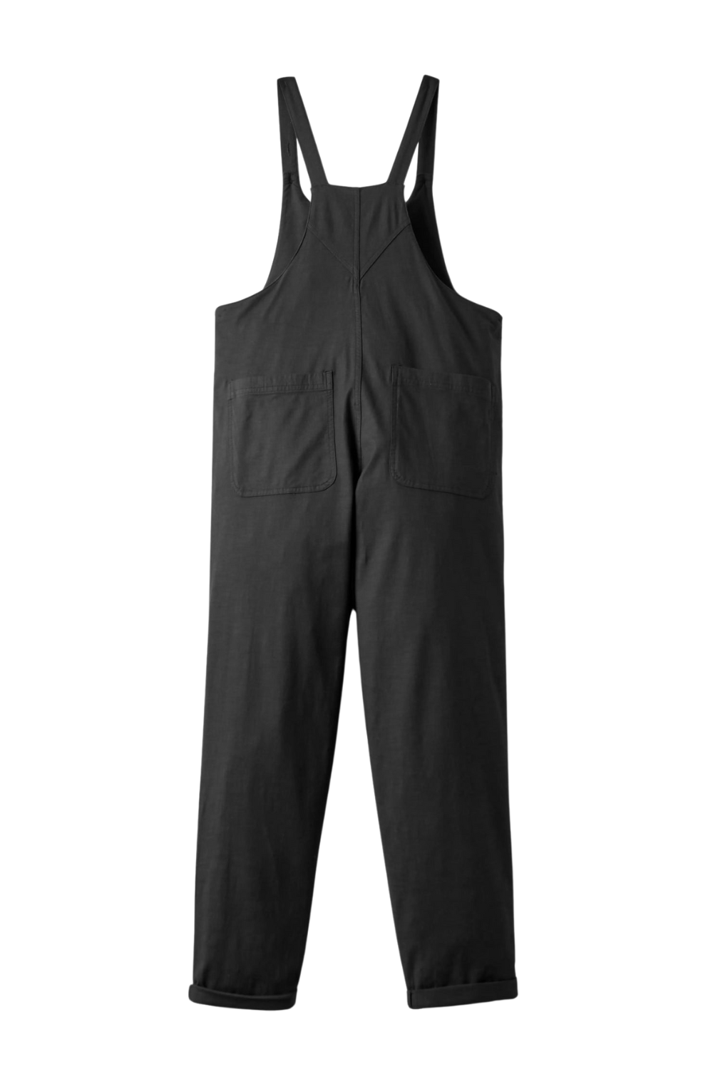 Passenger Meadows Organic Cotton Dungarees Black