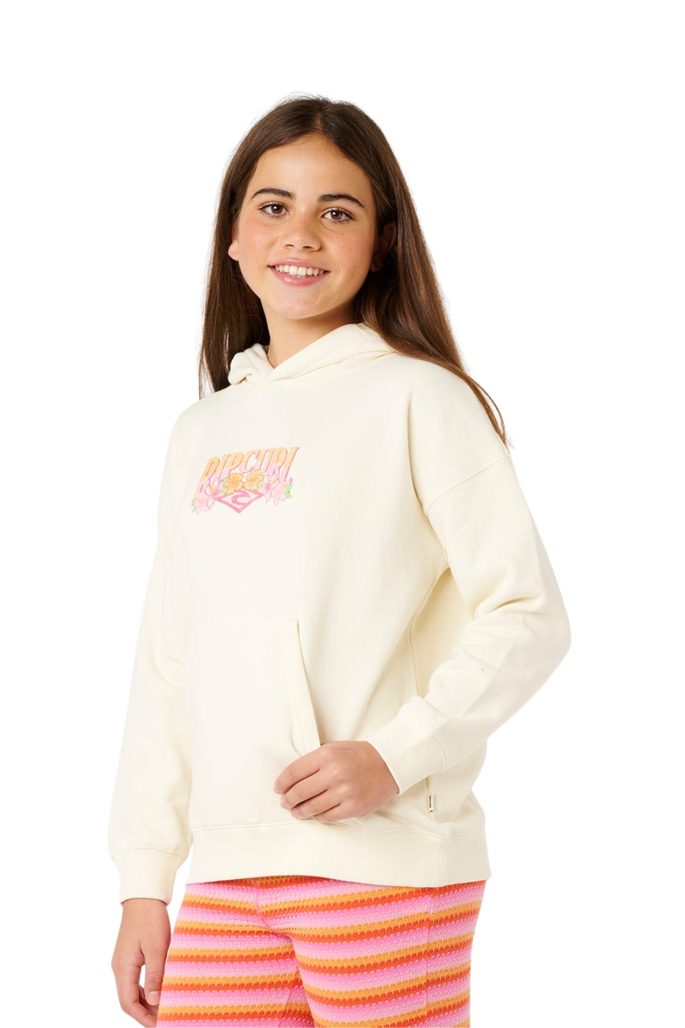 Rip Curl Tropical Dawn Girls Hoodie Bone
