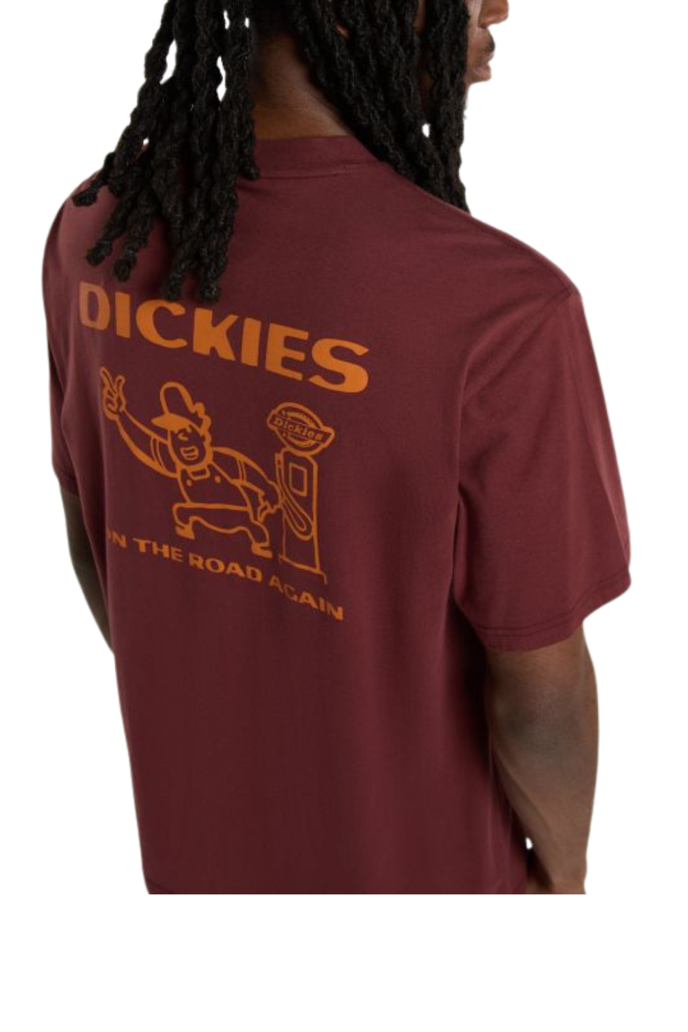 Dickies Burns Short Sleeve T-Shirt Burgundy