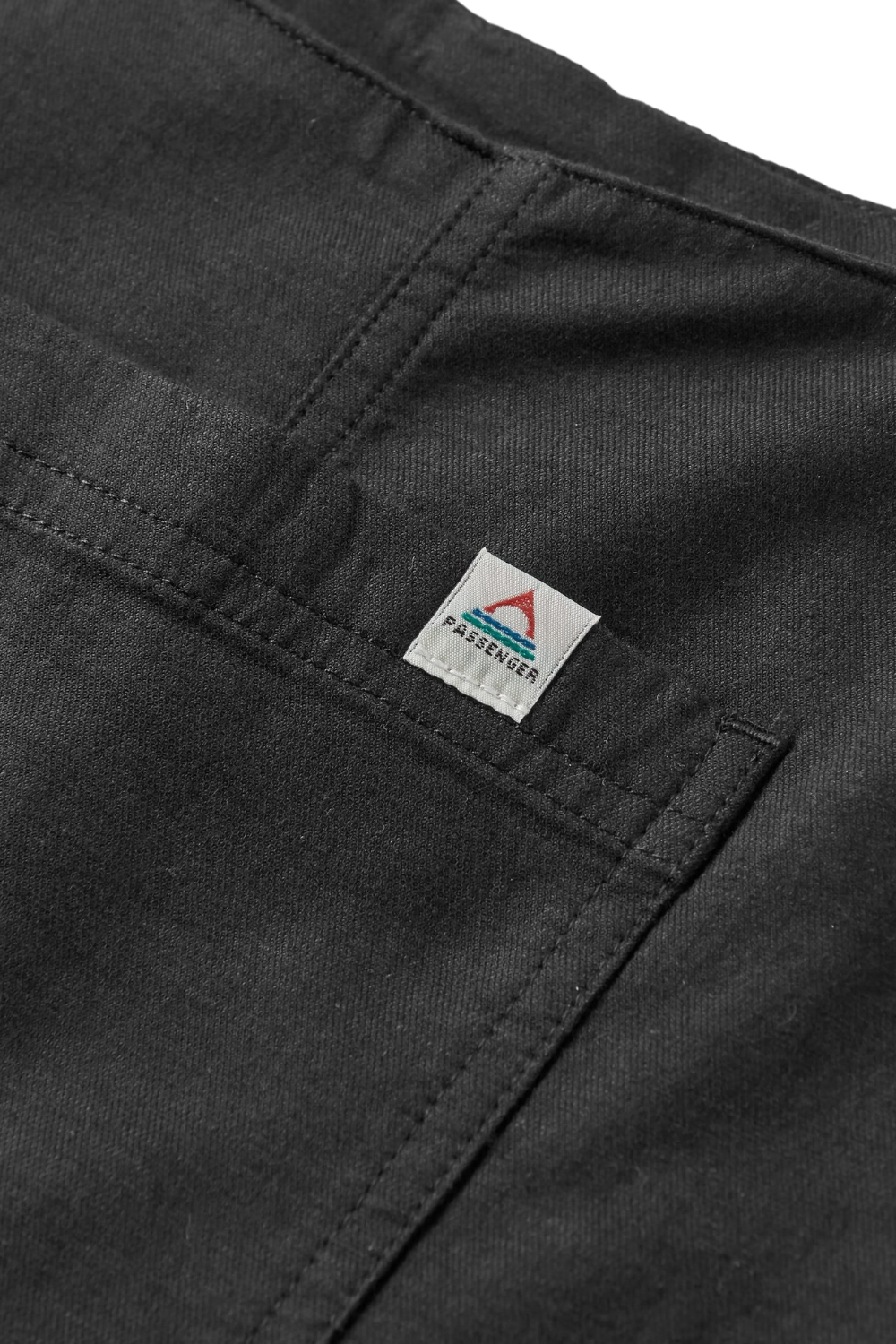 Passenger Meadows Organic Cotton Dungarees Black