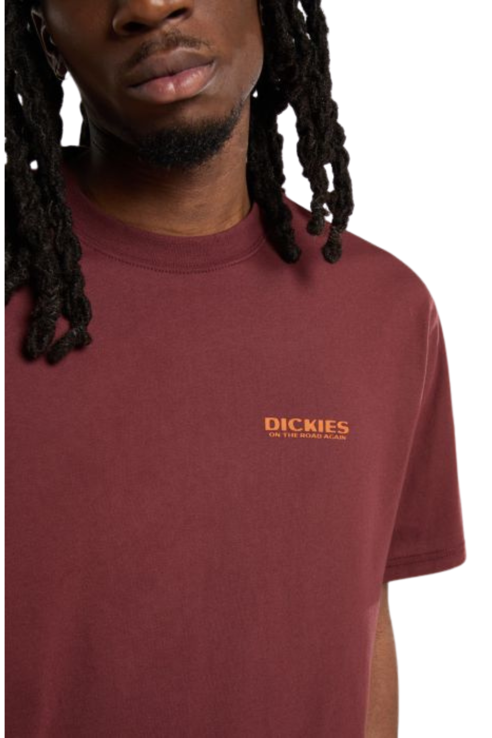 Dickies Burns Short Sleeve T-Shirt Burgundy