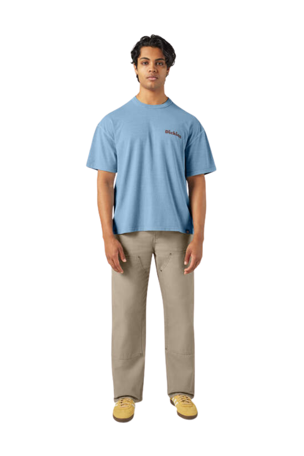 Dickies Slayden Garment Dye Short Sleeve T-Shirt Glacier Lake