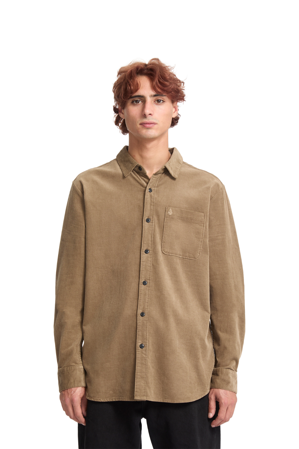 Volcom Zander Long Sleeve Shirt Teak