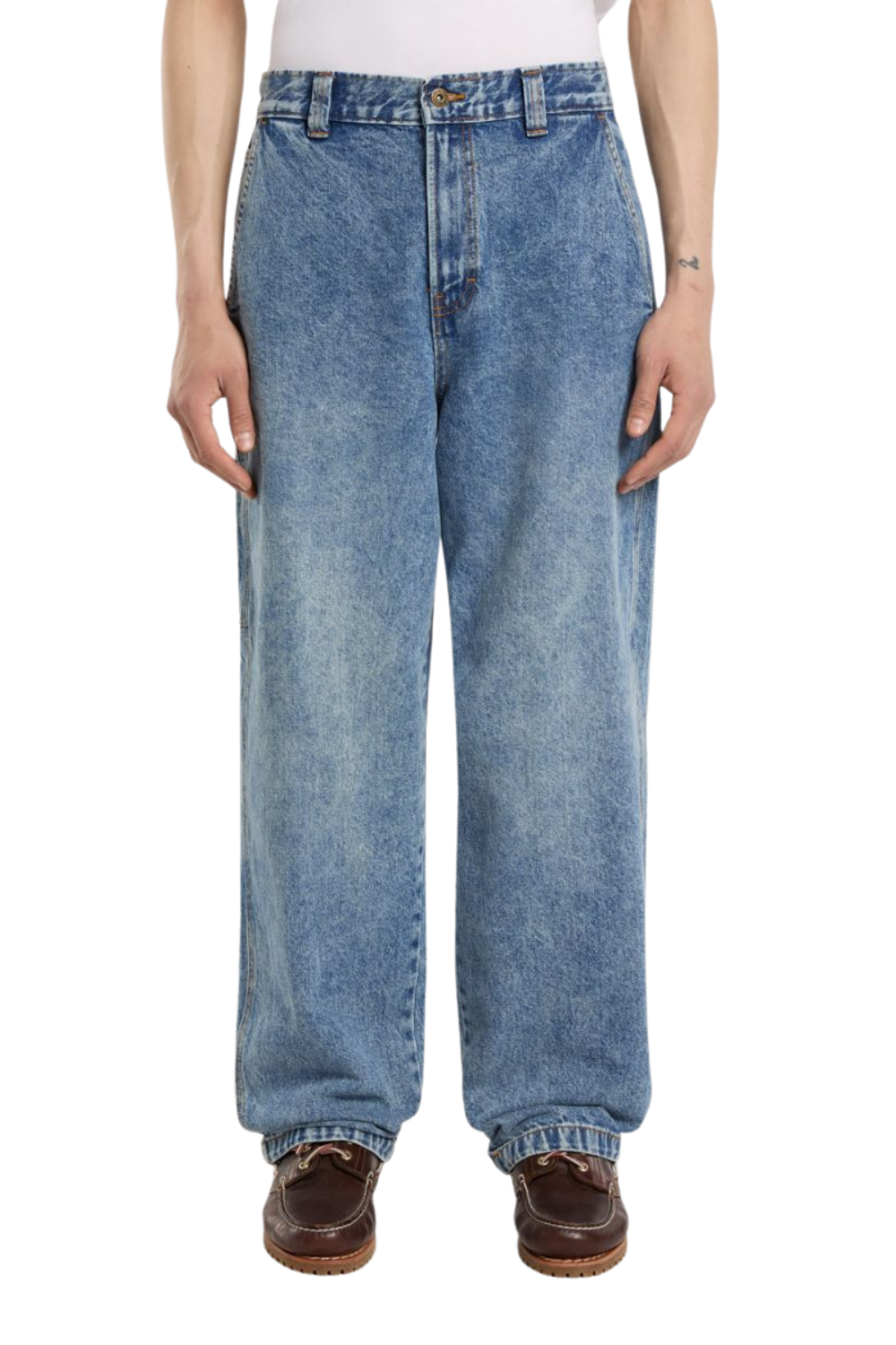 Dickies Madison Baggy Tapered Jeans Rinsed Fade