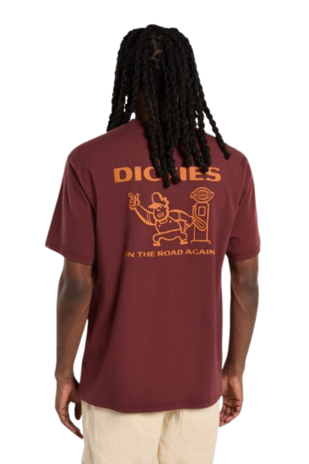Dickies Burns Short Sleeve T-Shirt Burgundy