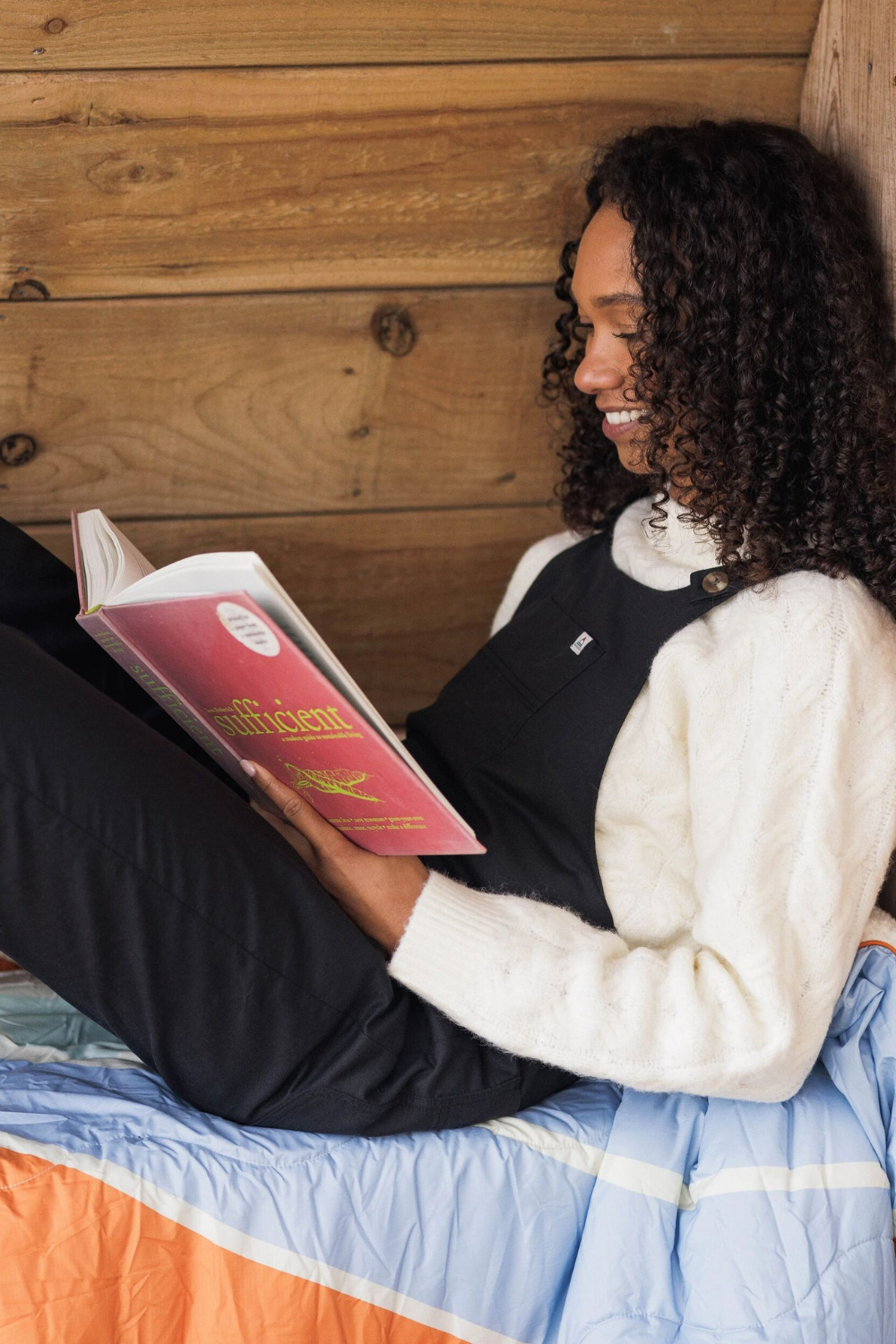 Passenger Meadows Organic Cotton Dungarees Black