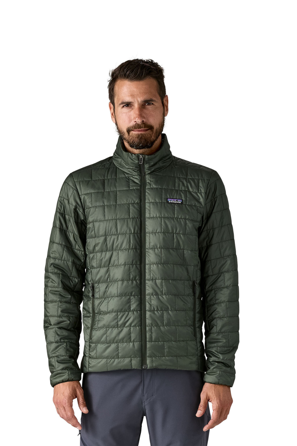 Patagonia Mens Nano Puff Jacket Old Growth Green