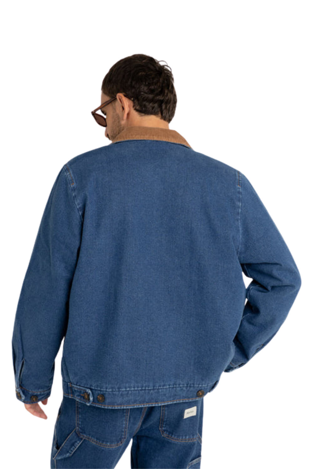 Rhythm Washed Denim James Jacket Blue Wash