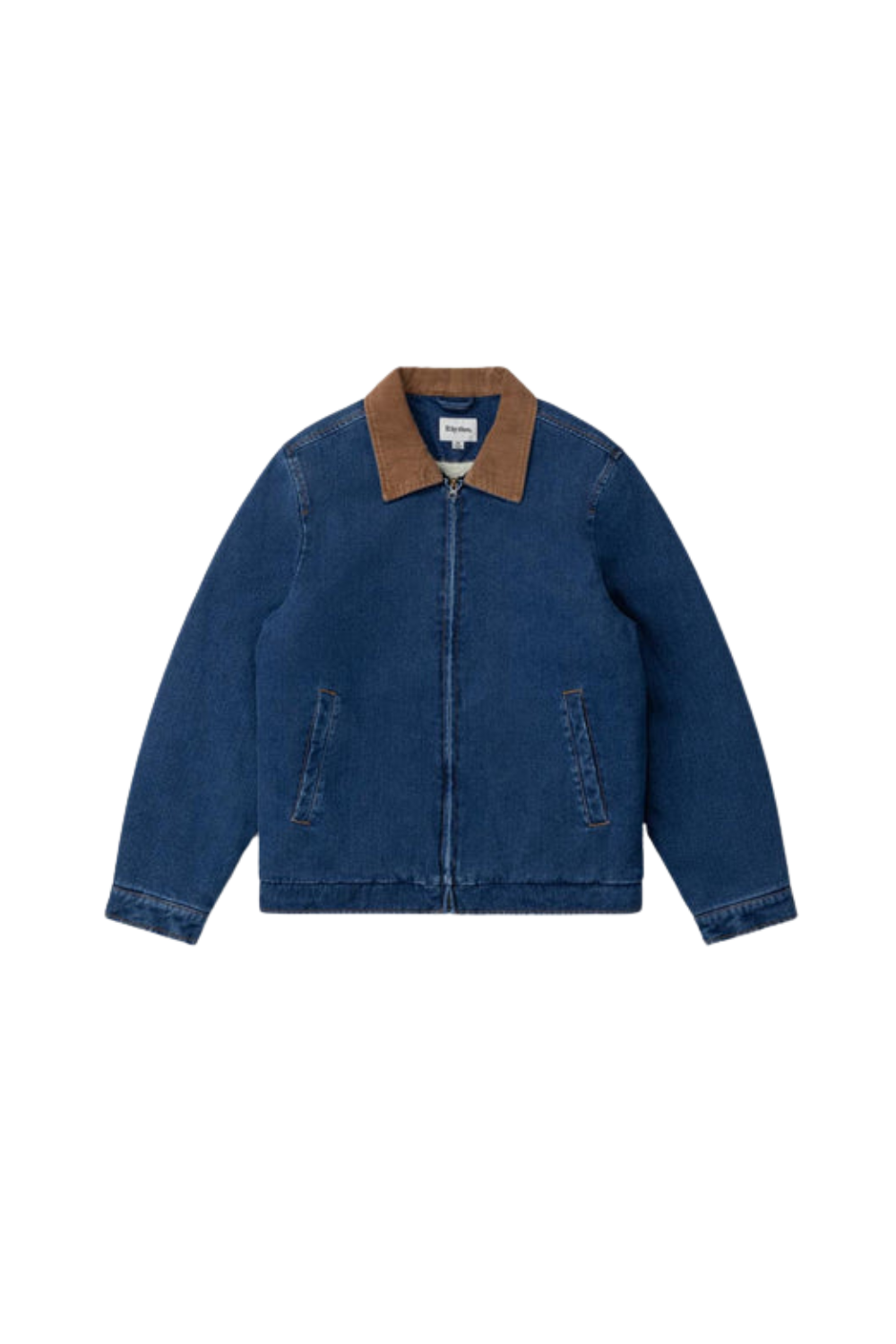 Rhythm Washed Denim James Jacket Blue Wash