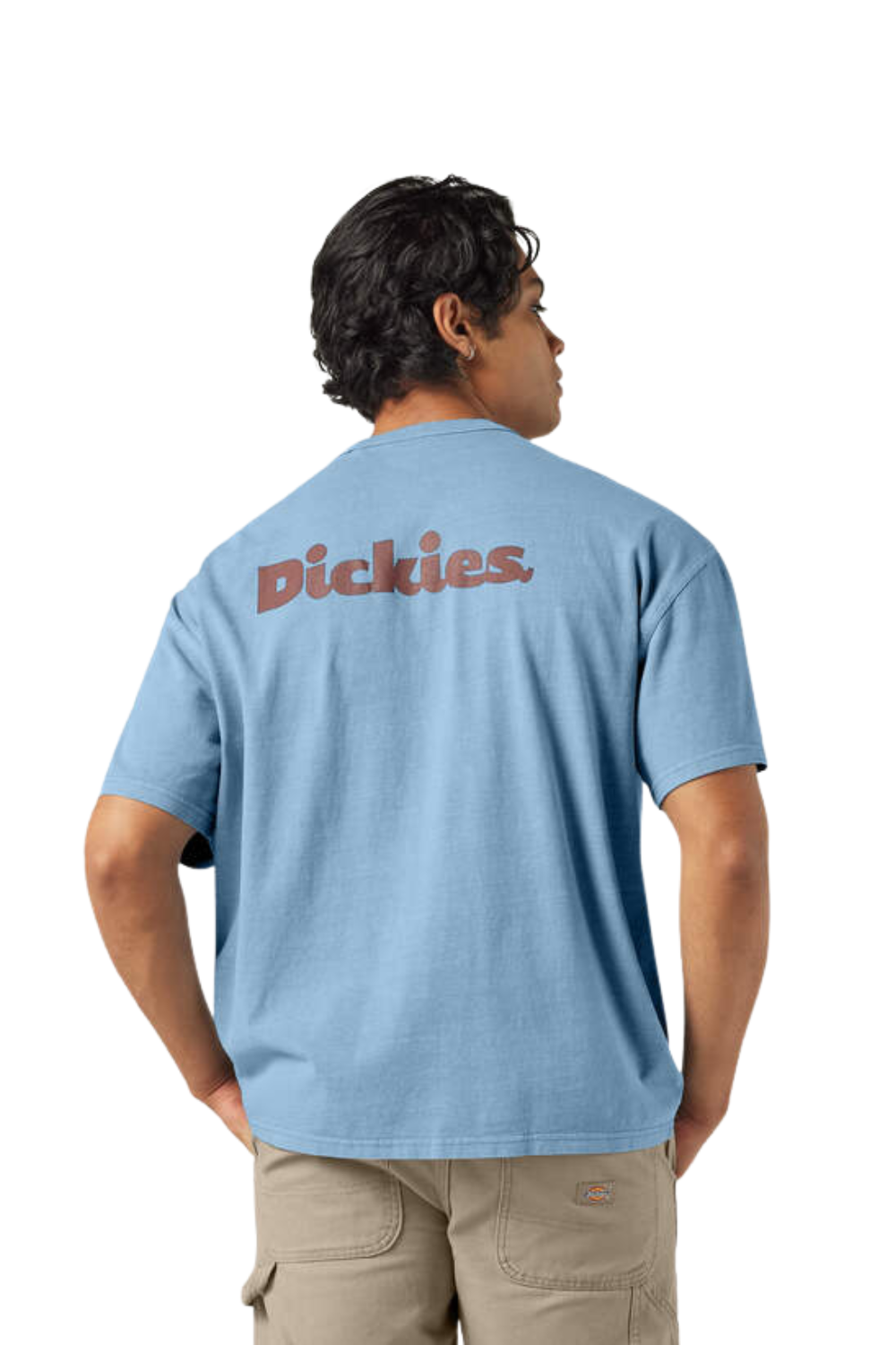 Dickies Slayden Garment Dye Short Sleeve T-Shirt Glacier Lake