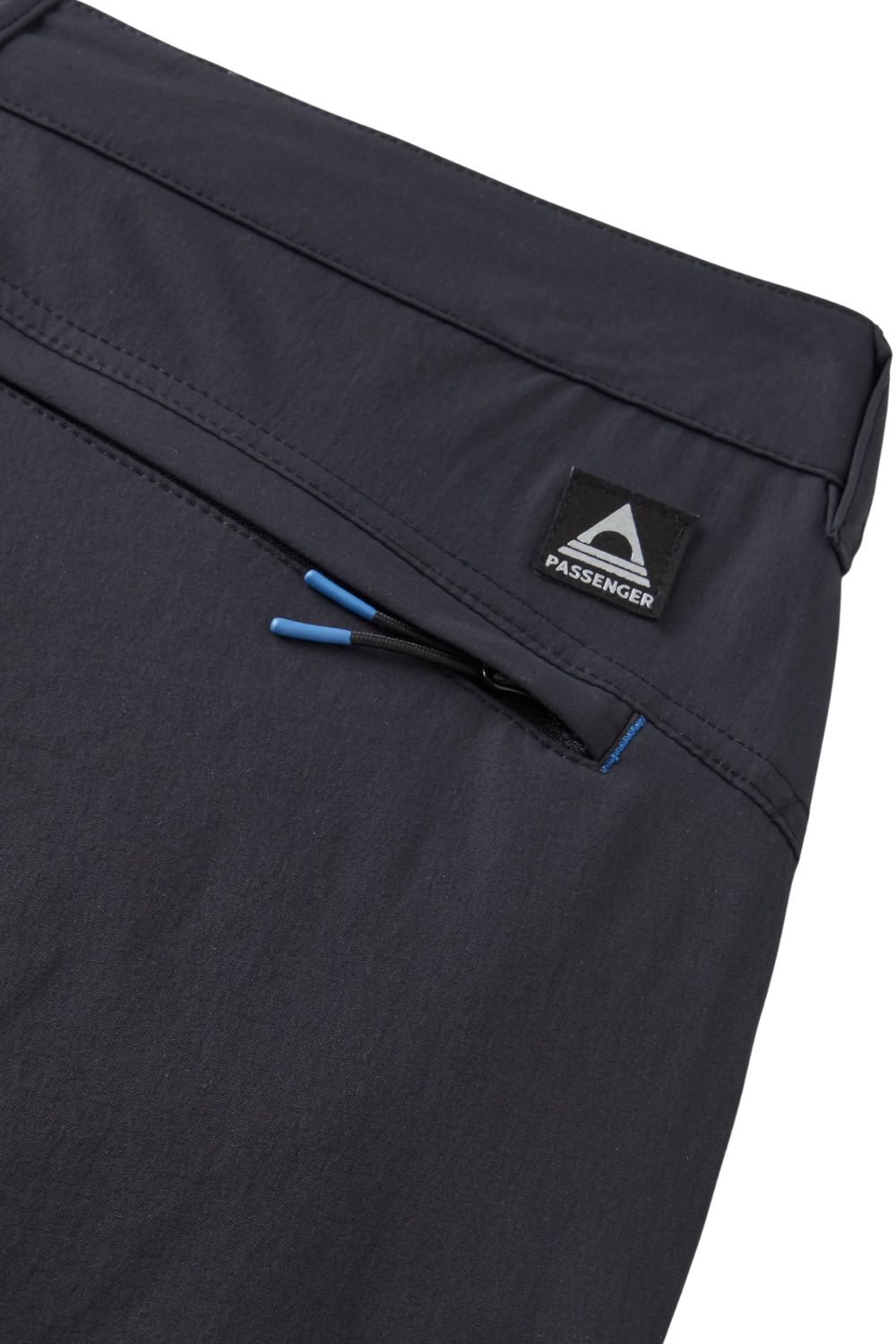 Passenger 365 Trail Roll Up Trousers Black