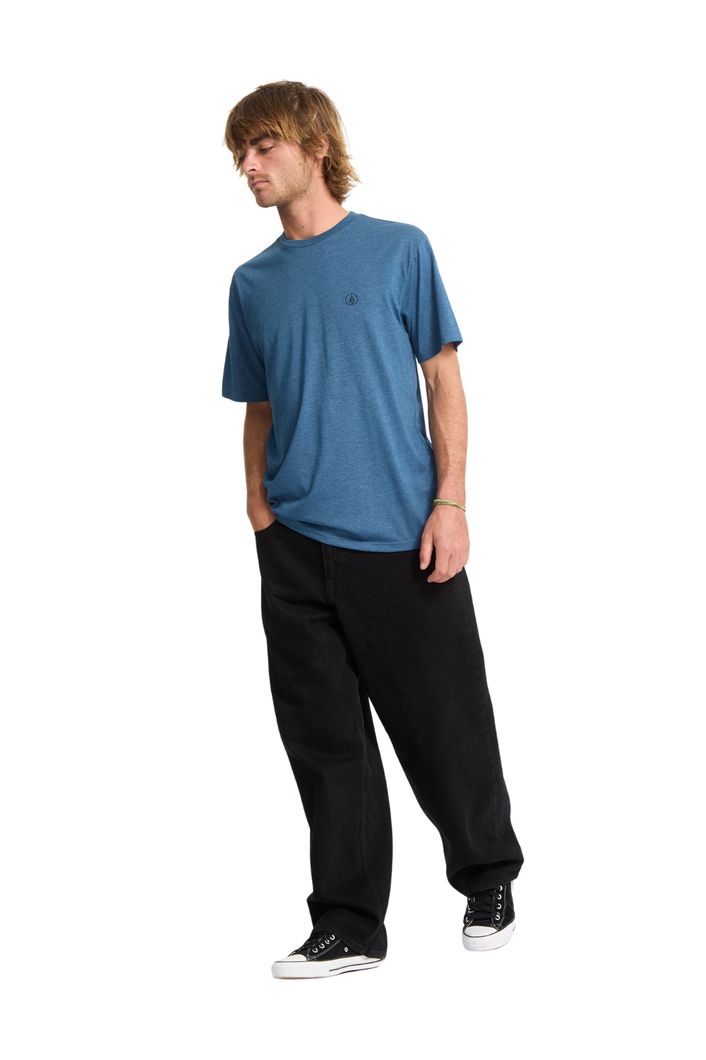 Volcom Circle Blanks Short Sleeve T-Shirt Cosmic Blue