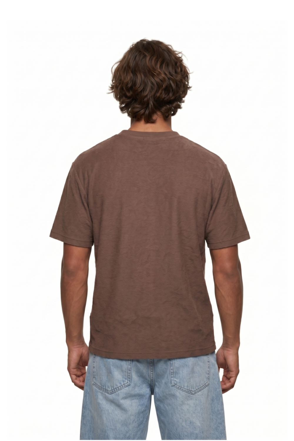 BamBooBay Lazy Terry Mens T-Shirt Chocolate