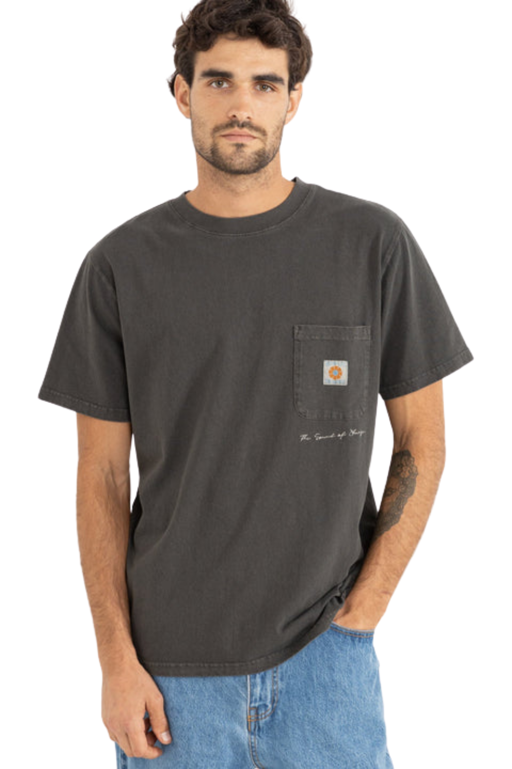 Rhythm Vintage Pocket Short Sleeve T-Shirt Black