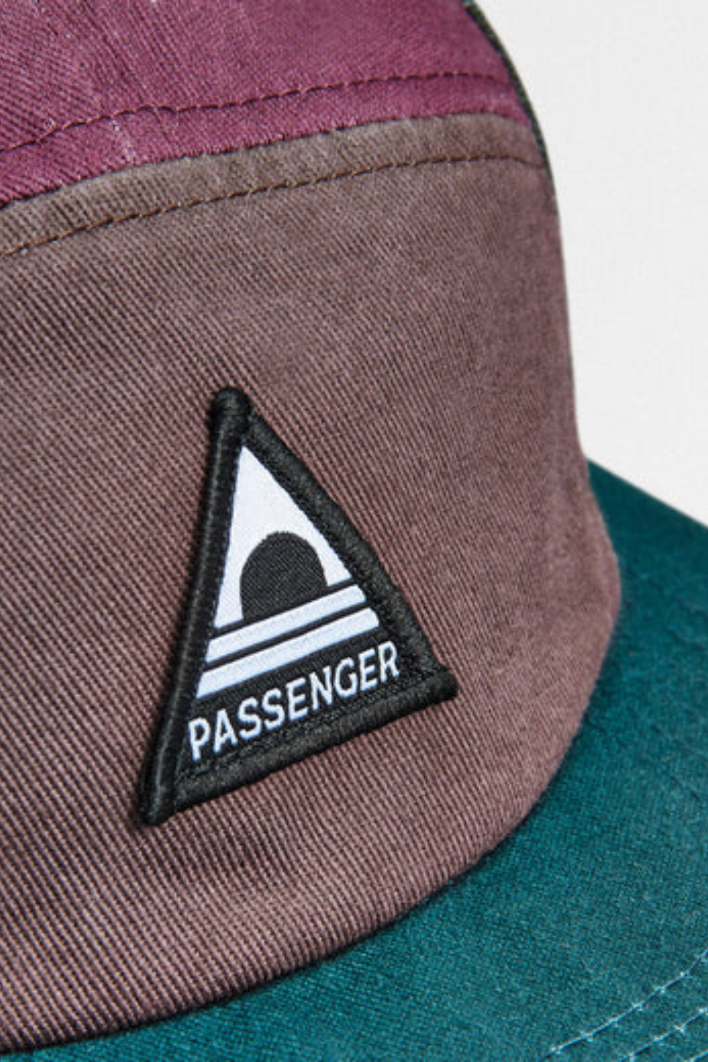 Passenger Fixie Recycled 5 Panel Cap Grape Multi
