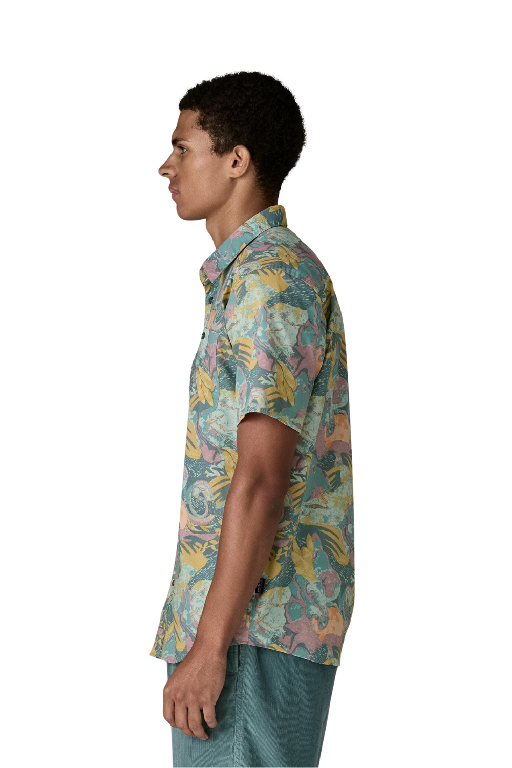 Patagonia Mens Go To Shirt Moon Tripper Blue Sage