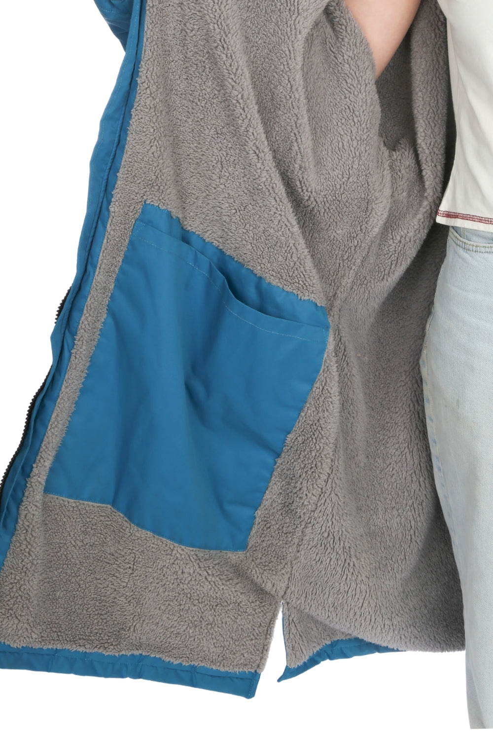Tiki Tech Robe Teal With Grey Lining