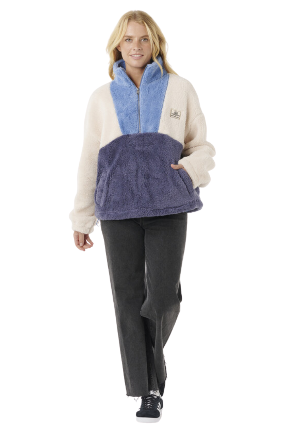 Rip Curl Block Party Polar Fleece Blue