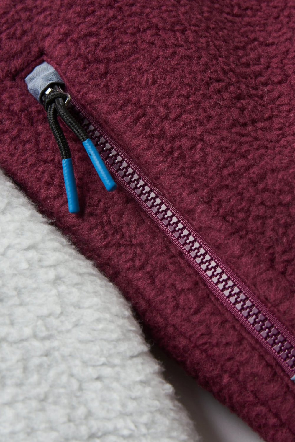 Passenger Offgrid 2.0 1/2 Zip Recycled Sherpa Fleece Grey Marl Fig