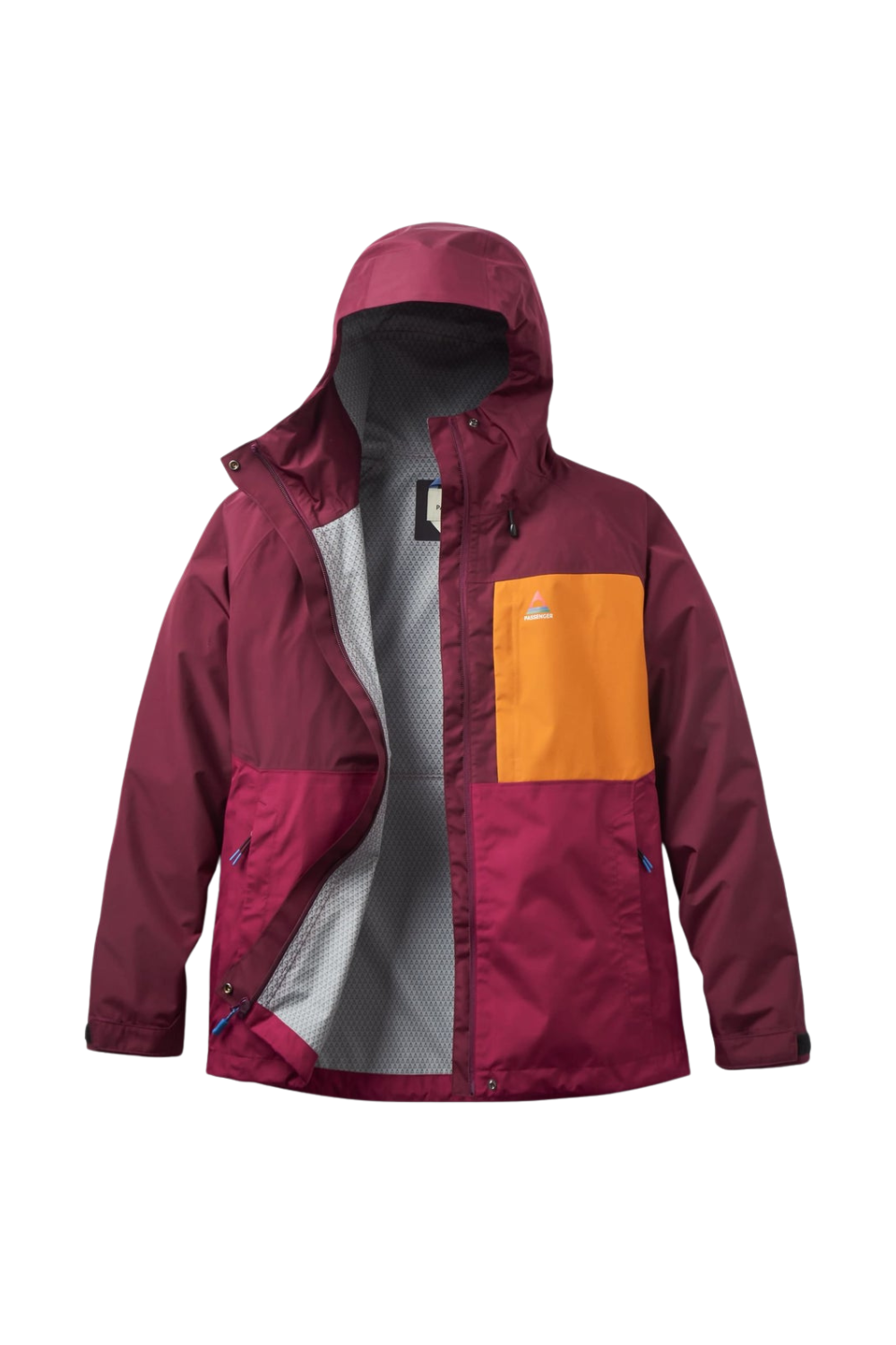 Passenger Trailscape Womens Recycled Waterproof Jacket Fig Wild Berry