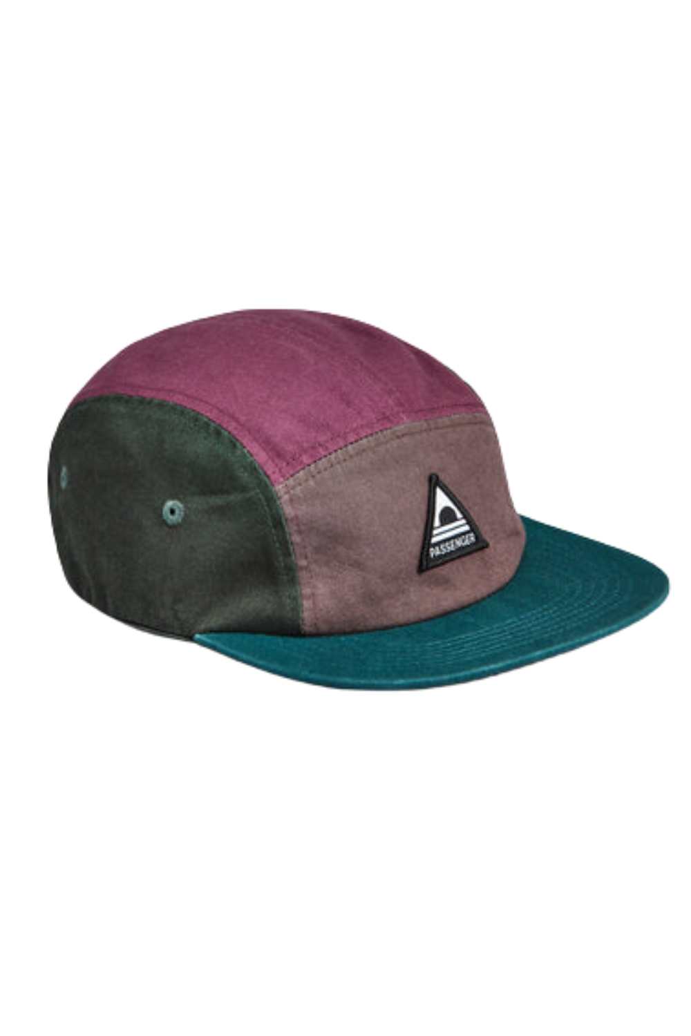 Passenger Fixie Recycled 5 Panel Cap Grape Multi