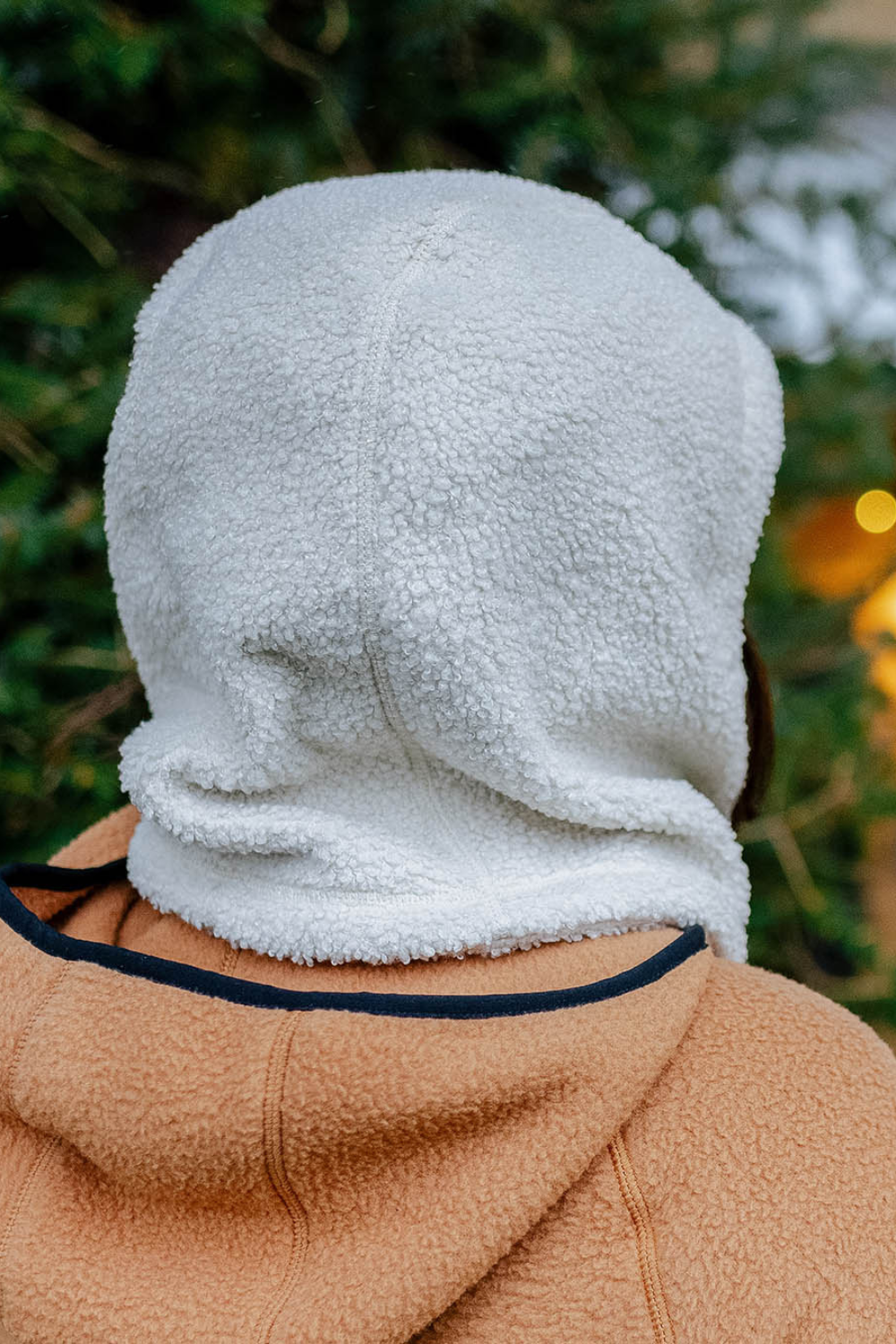 Passenger Snowdrift Recycled Polar Fleece Hood Birch