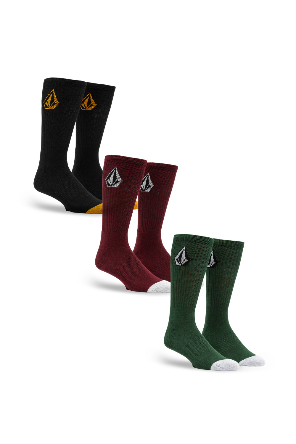 Volcom Full Stone 3Pk Sock - Mix