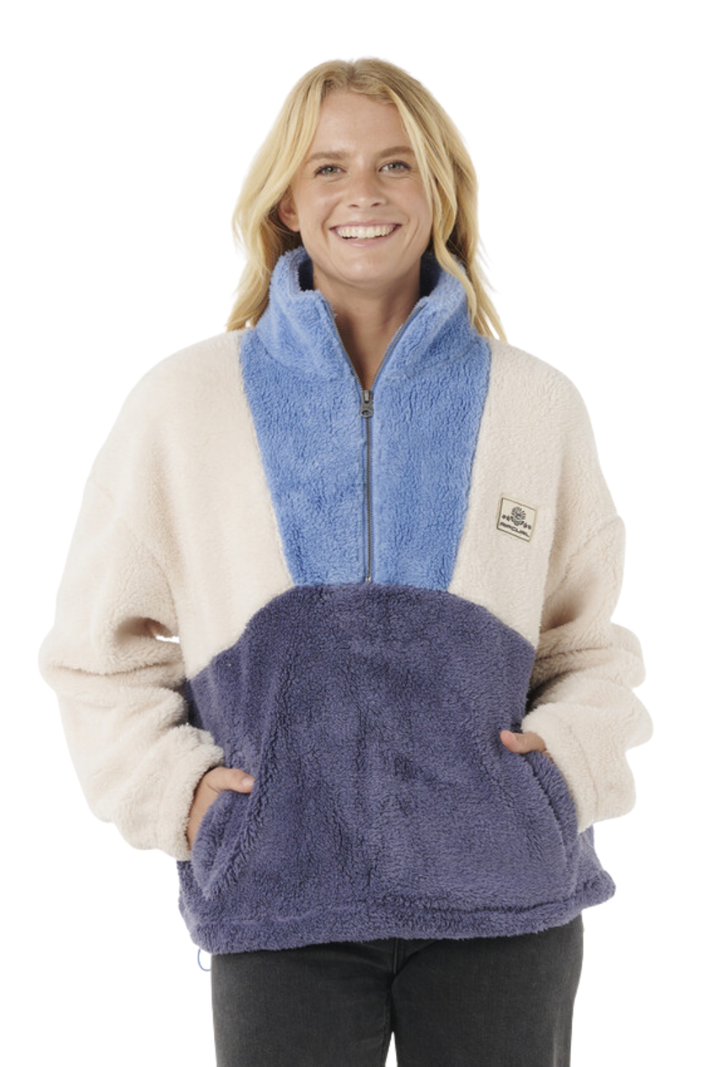 Rip Curl Block Party Polar Fleece Blue