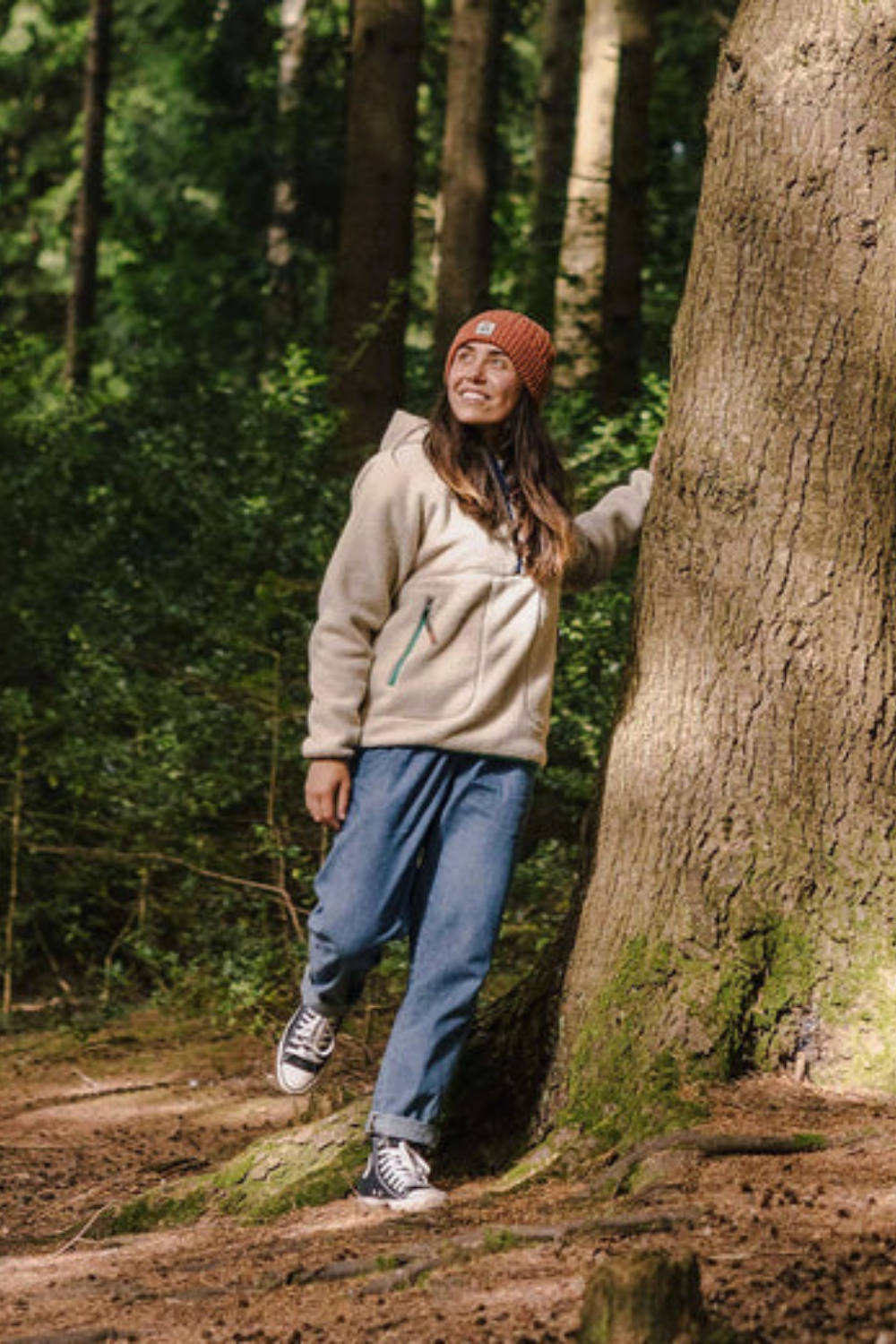 Passenger Maine 1/2 Zip Recycled Sherpa Fleece Oatmeal