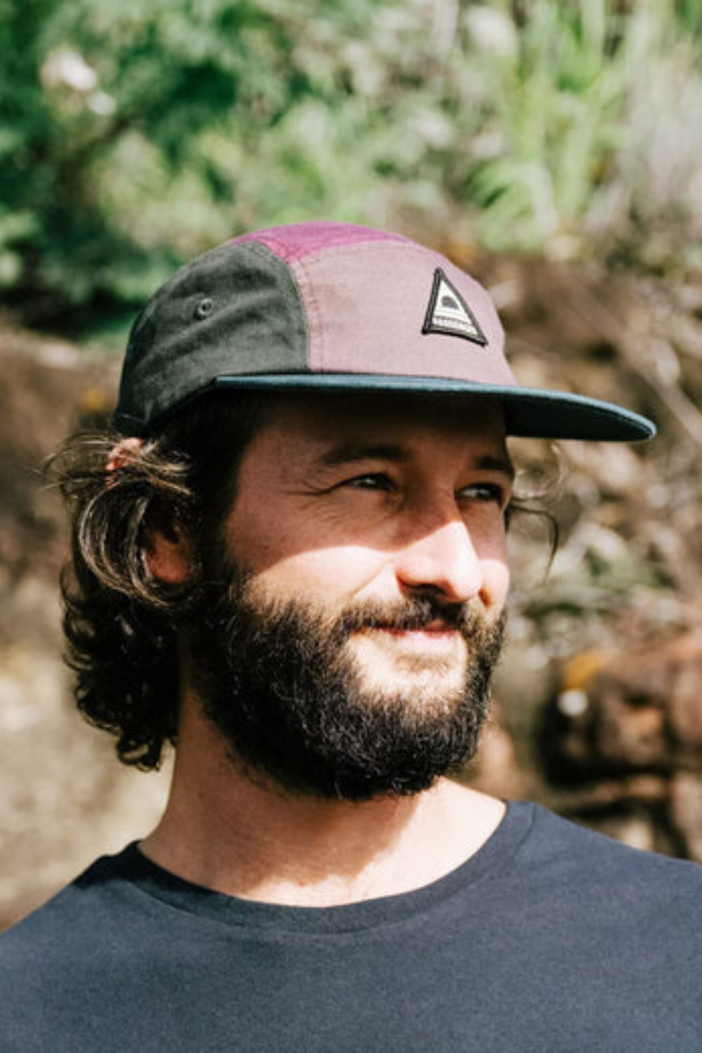 Passenger Fixie Recycled 5 Panel Cap Grape Multi