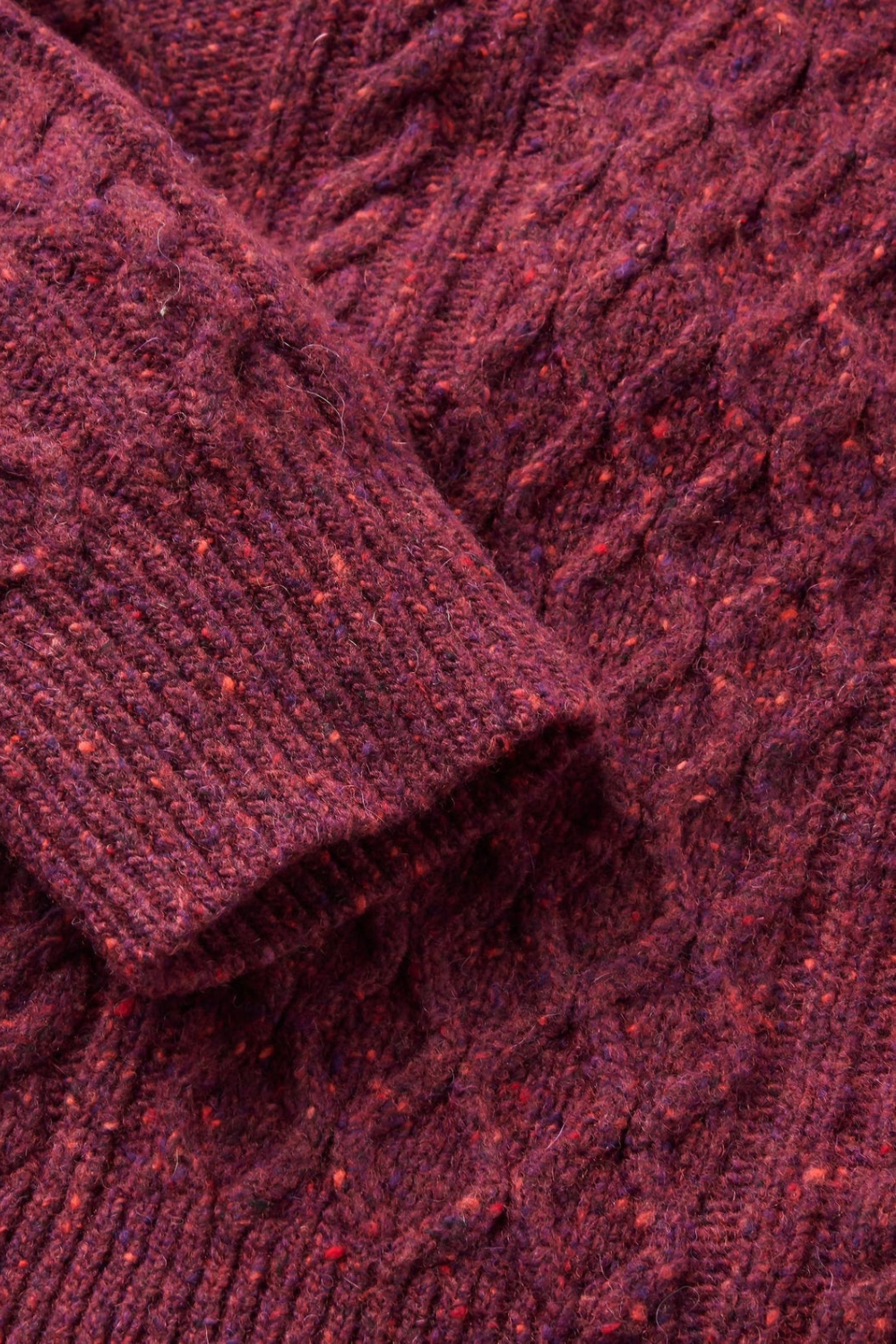 Passenger Sandbar Recycled Knitted Jumper Fig