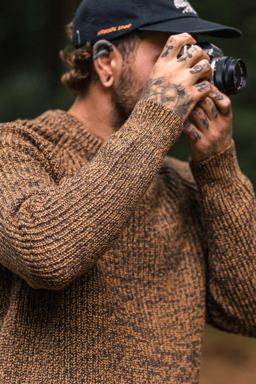 Passenger Fog Recycled Knitted Jumper Dusty Ochre