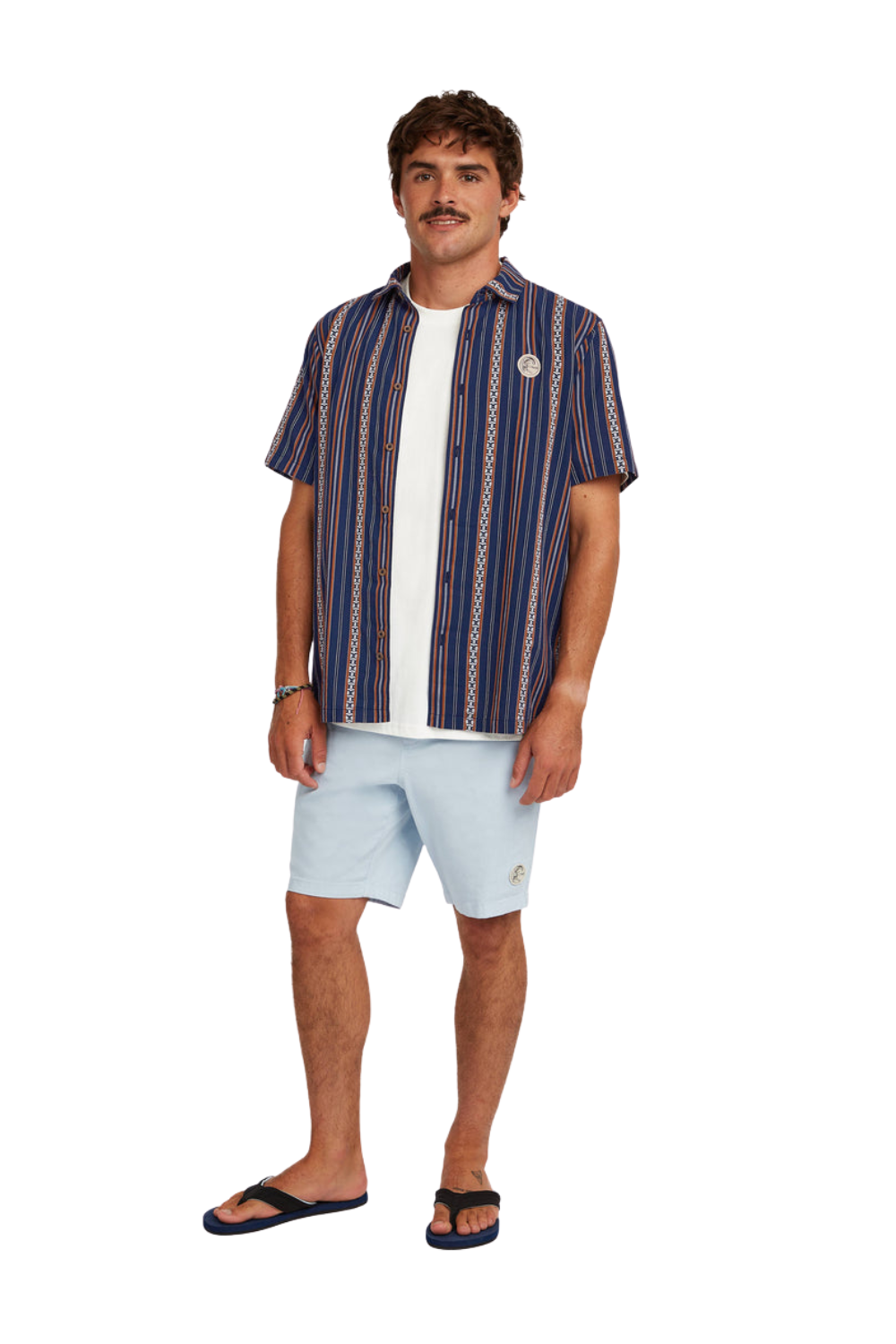 O'Neill O'Riginals Jacquard Mens Shirt Blue Originals Jstripe