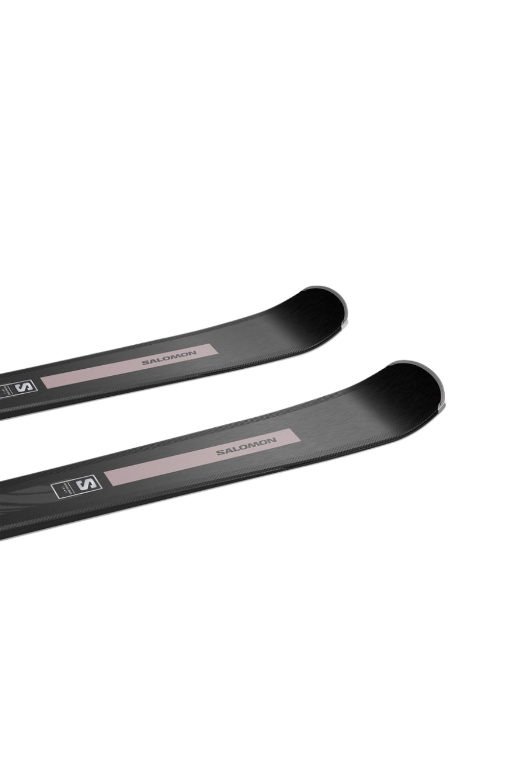 Salomon E S/Max N°8 R Womens Skis + M10 GW L80 Bindings Black/Rose Gold