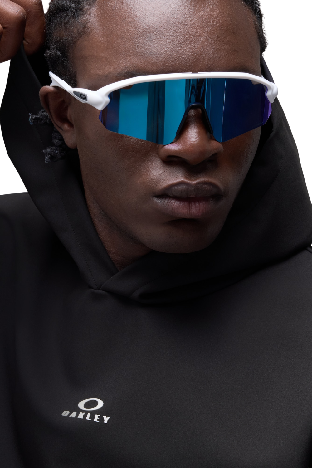 Oakley Wintertide Scratched Mens Sotfshell Hoodie Pitch Black