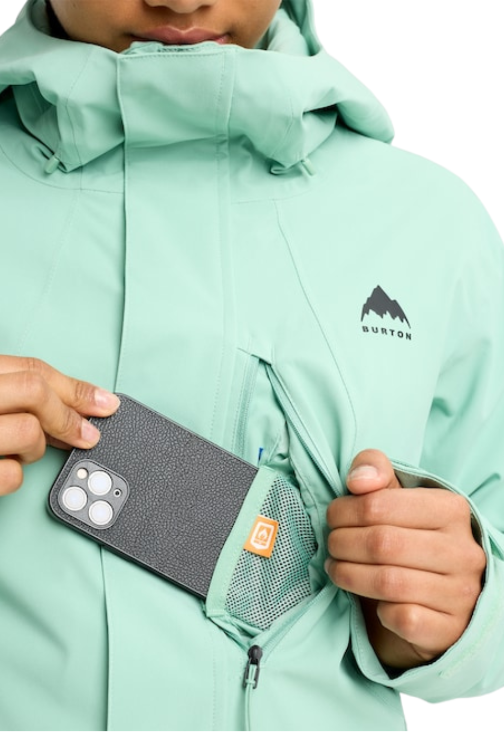 Burton Womens Reserve 2L Insulated Stretch Snow Jacket Soft Sage