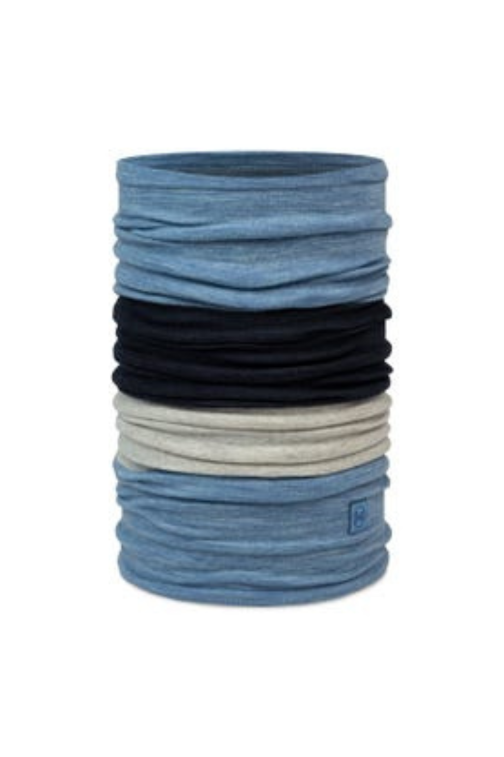 Buff Merino Move Multifunctional Neckwear Block Lake Blue