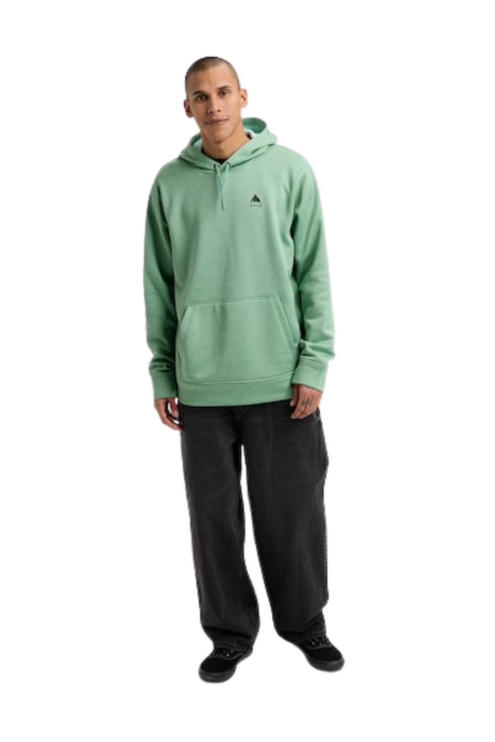 Burton Mens Oak Pullover Hoodie Soft Sage Heather